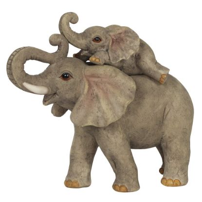 Picture of Elephant Adventure Mother and Baby Elephant Ornament