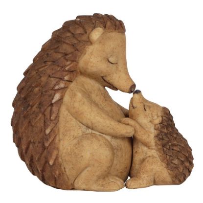 Picture of Happy Hoglet Mother and Baby Hedgehog Ornament