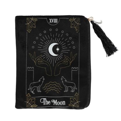 Picture of The Moon Tarot Card Zippered Bag