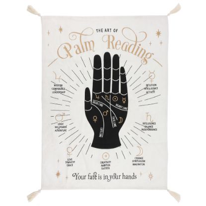 Picture of Large Palm Reading Wall Tapestry