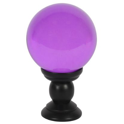 Picture of Large Purple Crystal Ball on Stand