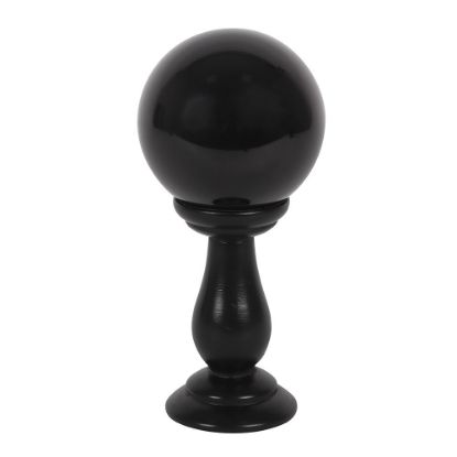 Picture of Small Black Crystal Ball on Stand