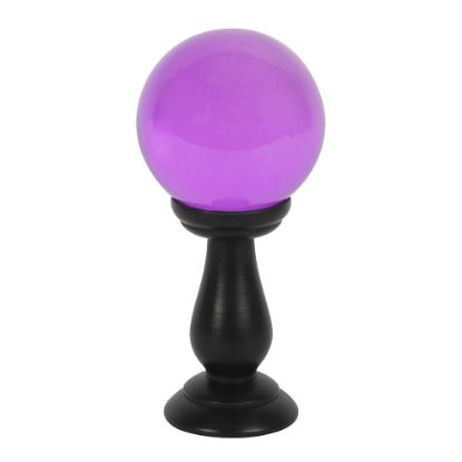 Picture of Small Purple Crystal Ball on Stand