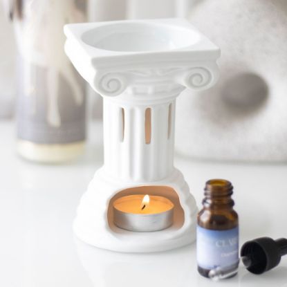 Picture of Greek Column Oil Burner and Wax Warmer