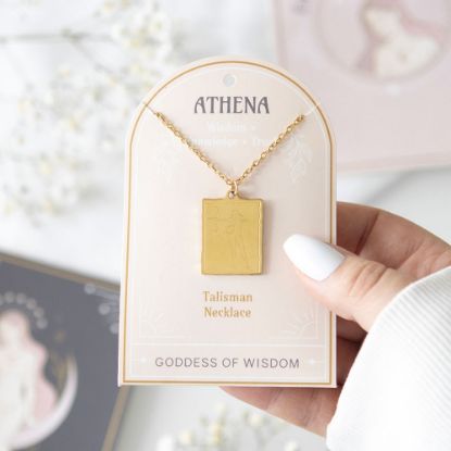 Picture of Athena Goddess Talisman Necklace