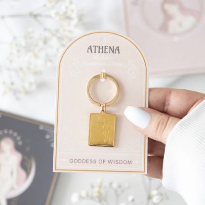 Picture of Athena Goddess Talisman Keyring