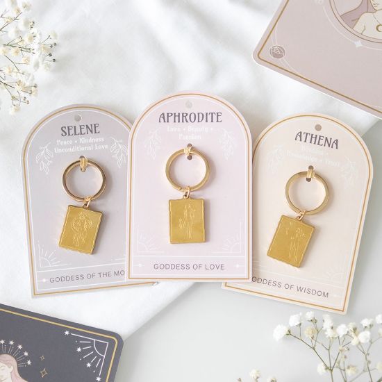 Picture of Set of 6 Goddess Energy Keyrings