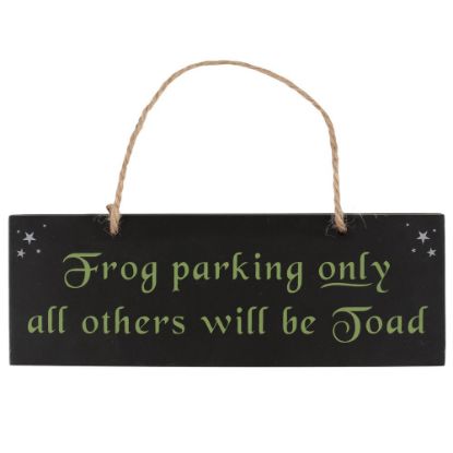 Picture of Frog Parking Hanging Sign