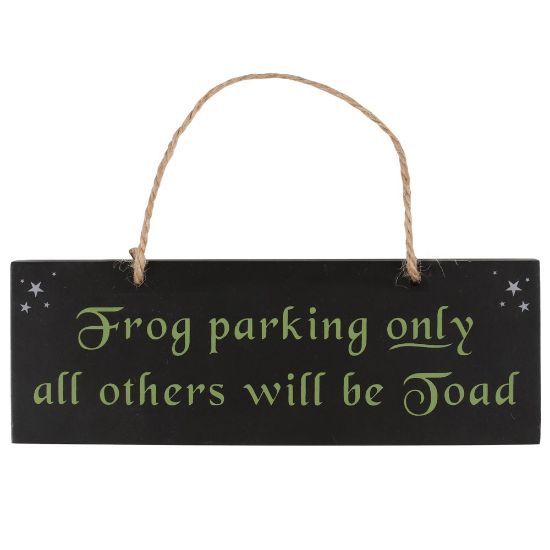 Picture of Frog Parking Hanging Sign