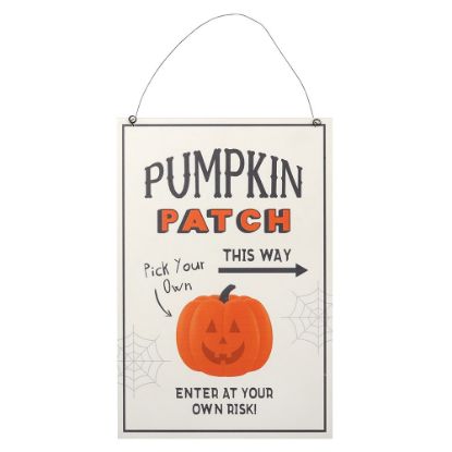 Picture of 30cm Pumpkin Patch Hanging Sign