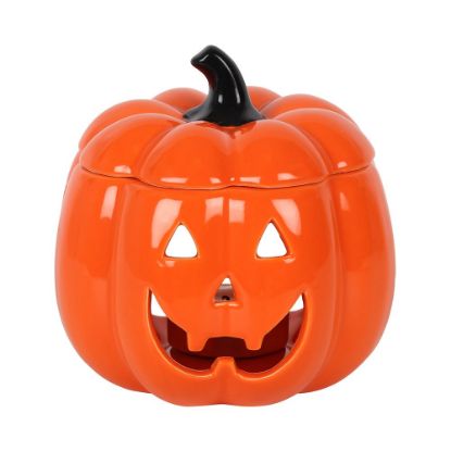 Picture of Orange Jack-O-Lantern Oil Burner