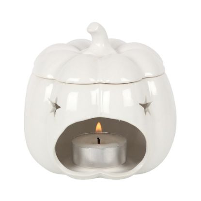 Picture of White Pumpkin Oil Burner