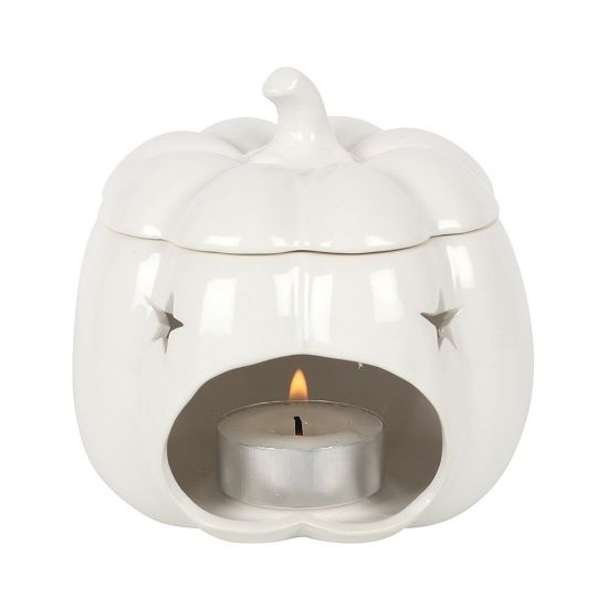 Picture of White Pumpkin Oil Burner