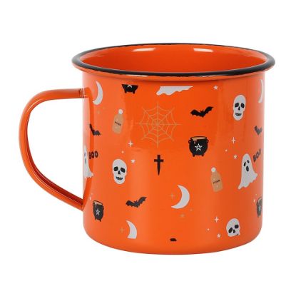 Picture of Halloween Print Enamel Mug