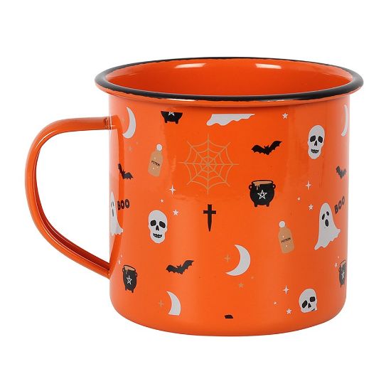 Picture of Halloween Print Enamel Mug