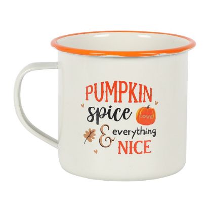 Picture of Pumpkin Spice Enamel Mug