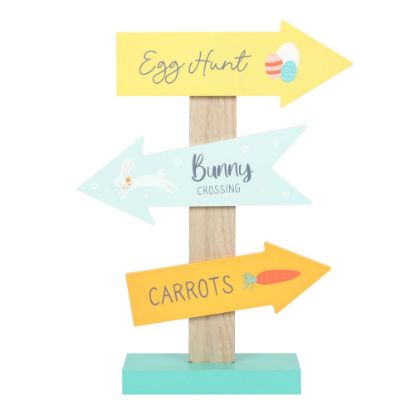 Picture of Easter Directional Arrow Standing Sign