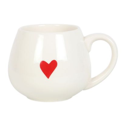 Picture of Love Heart Hidden Message Rounded Mug