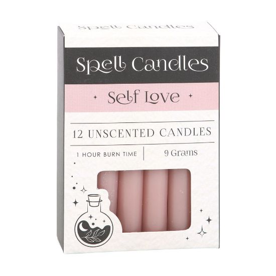 Picture of Pack of 12 Self Love Spell Candles