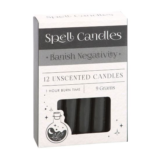 Picture of Pack of 12 Banish Negativity Spell Candles