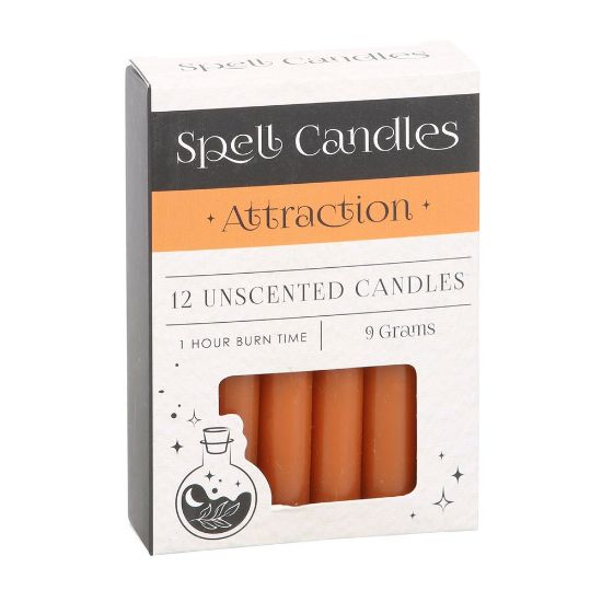 Picture of Pack of 12 Attraction Spell Candles