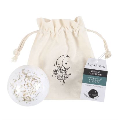Picture of 'De-Stress' Herbal Clary Sage Bath Bomb