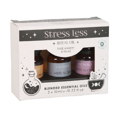 Picture of Set of 3 Stress Less Ritual Blended Essential Oils