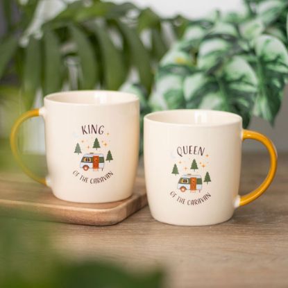 Picture of Camping King and Queen Couples Mug Set