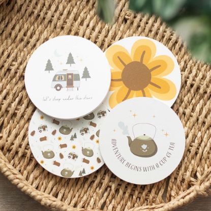 Picture of Home on the Road Camping Coaster Set