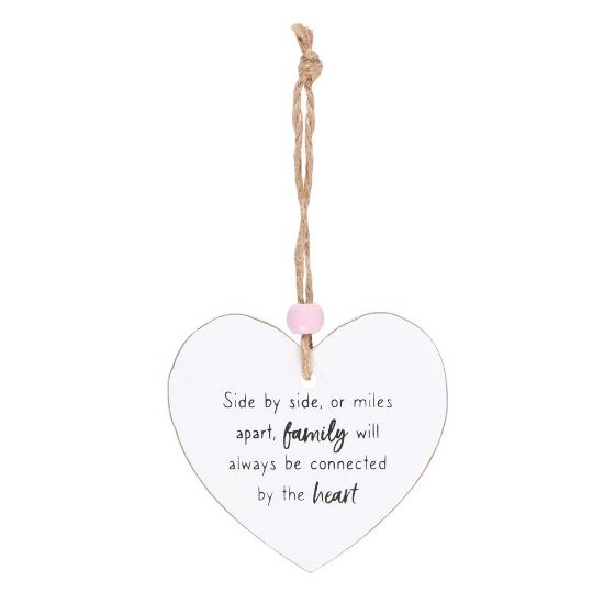 Picture of Family Is... Hanging Heart Sentiment Sign