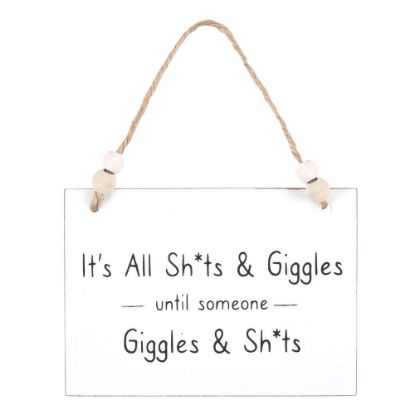 Picture of Shits & Giggles Hanging Sign