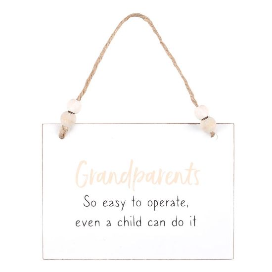 Picture of Grandparents Easy To Operate Hanging Sign