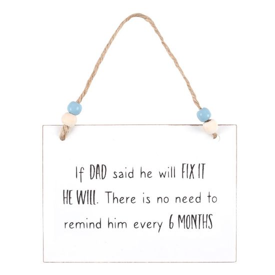 Picture of Dad Will Fix It Hanging Sign