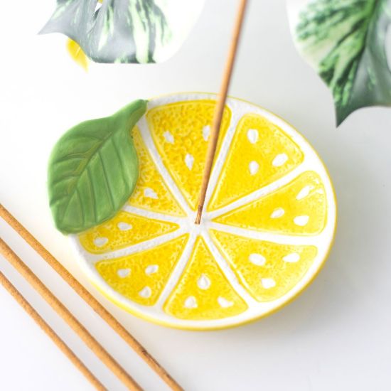 Picture of Lemon Slice Incense Stick Holder