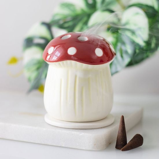 Picture of Mushroom Incense Cone Holder