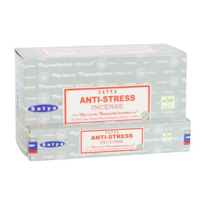 Picture of 12 Packs of Anti-Stress Incense Sticks by Satya