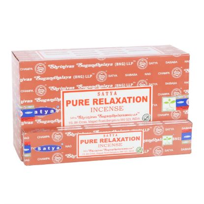 Picture of 12 Packs of Pure Relaxation Incense Sticks by Satya