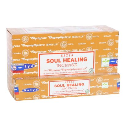 Picture of 12 Packs of Soul Healing Incense Sticks by Satya