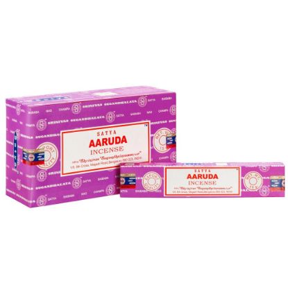 Picture of Set of 12 Packets of Aaruda Incense Sticks by Satya