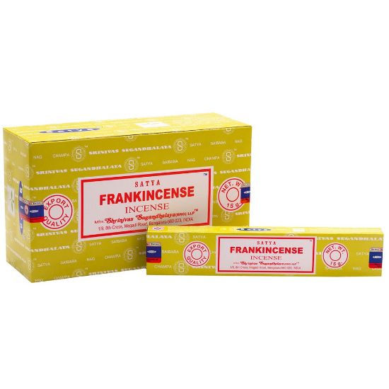 Picture of Set of 12 Packets of Frankincense Incense Sticks by Satya