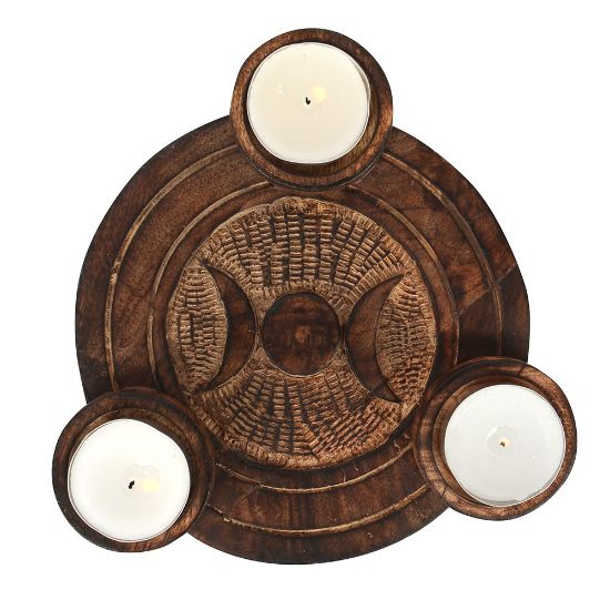 Picture of Triple Moon Tealight Candle Holder