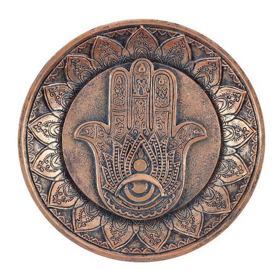 Picture of Hand of Hamsa Incense Holder Plate