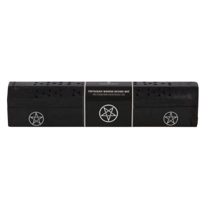 Picture of Pentagram Wooden Black Pepper Incense Box Set