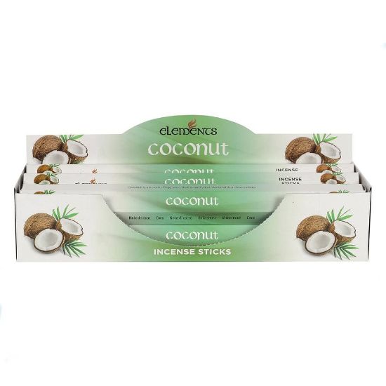 Picture of Set of 6 Packets of Elements Coconut Incense Sticks