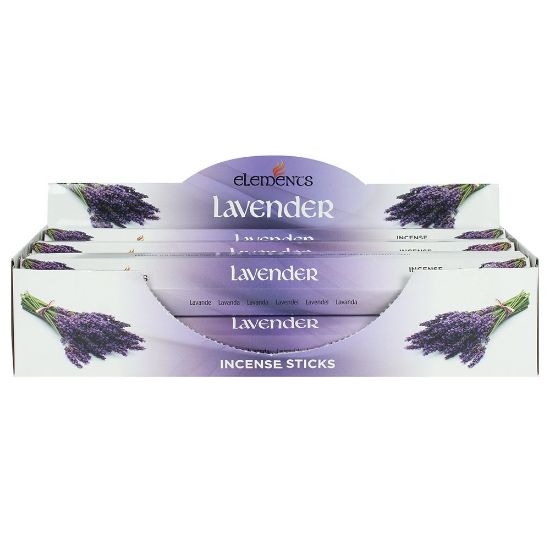 Picture of Set of 6 Packets of Elements Lavender Incense Sticks