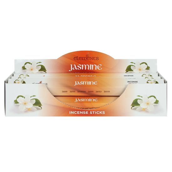 Picture of Set of 6 Packets of Elements Jasmine Incense Sticks