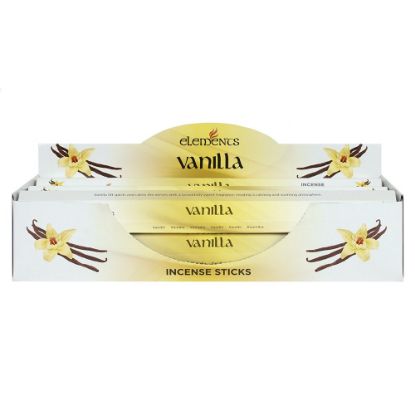 Picture of Set of 6 Packets of Elements Vanilla Incense Sticks 