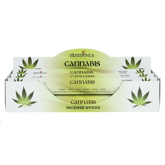 Picture of Set of 6 Packets of Elements Cannabis Incense Sticks