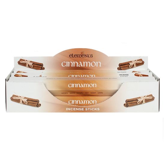 Picture of Set of 6 Packets of Elements Cinnamon Incense Sticks