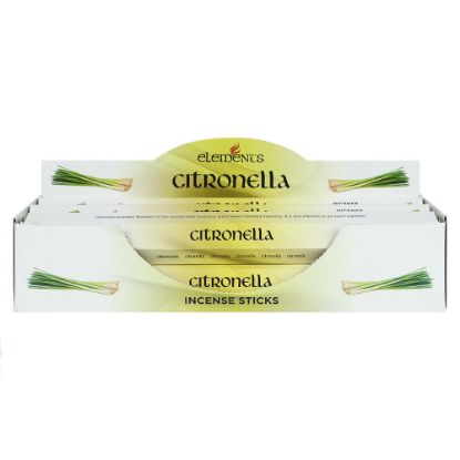 Picture of Set of 6 Packets of Elements Citronella Incense Sticks